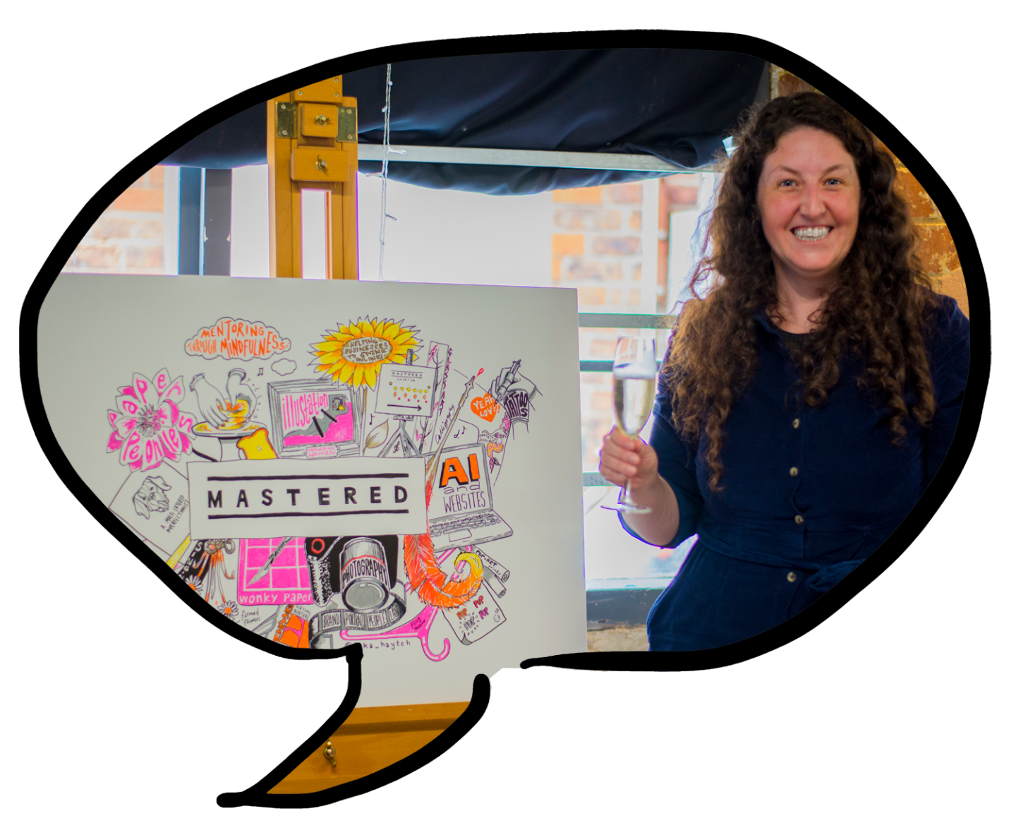 Beka, displaying her scribe